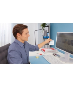 FILM INVISIBLE TRANSPARENT TAPE, 10M:19MM + 1 DISPOSABLE DISPENSER